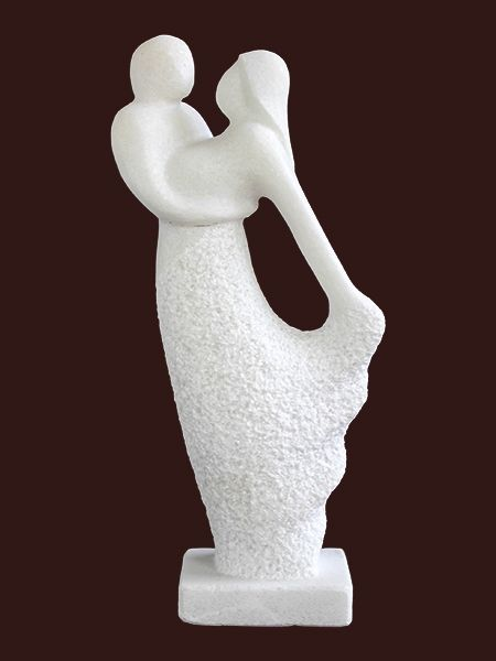 Dancing Couple Abstract stone statue
