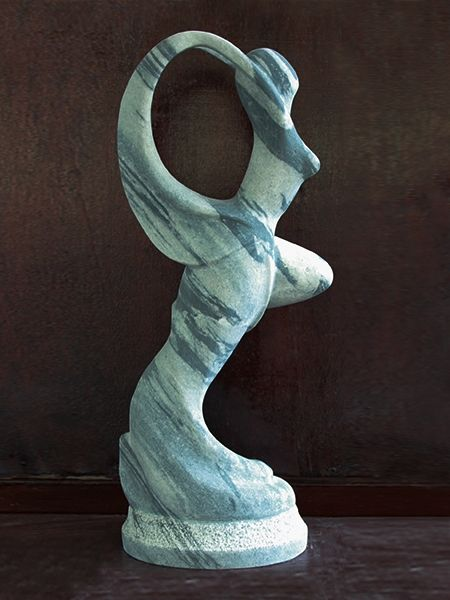 Dancing girl Abstract stone statue