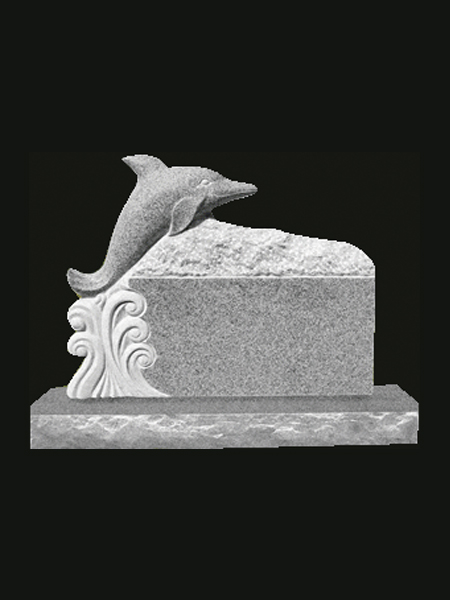 Dolphin headstone