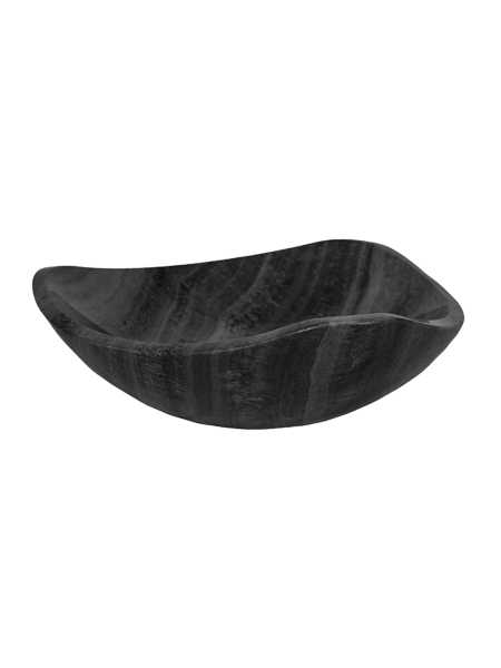 Curved Black Granite Basin DSF-B59