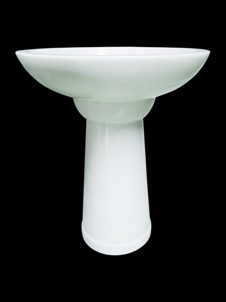 Pedestal Round Marble Sink