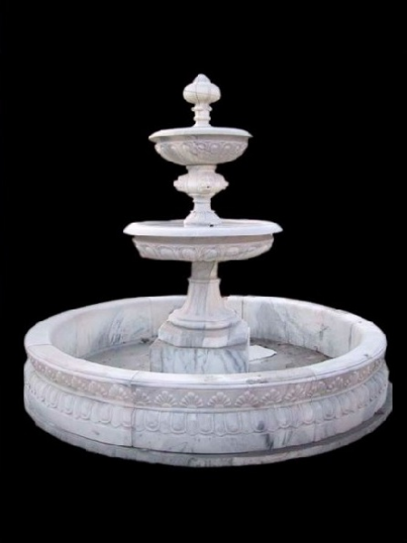 Garden Round Stone Fountain Pool DSF-DP21