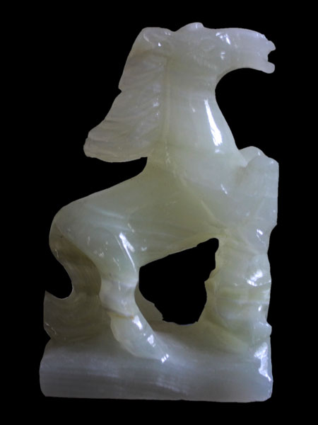Eastern Zodiac Horse Onyx Statue