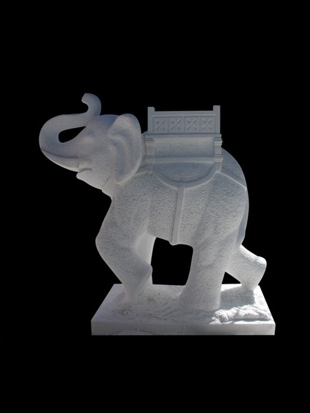 Indian Elephant with Palanquin Statue For Garden DSF-T120