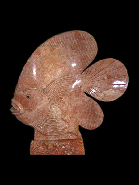 Plaice Pink Marble Statue