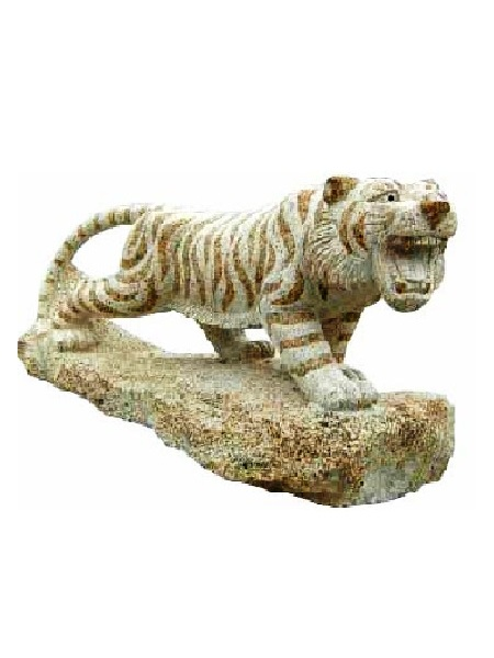 Tiger Yellow Granite Statue