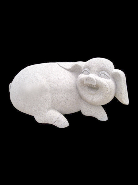 Pig Marble Statue