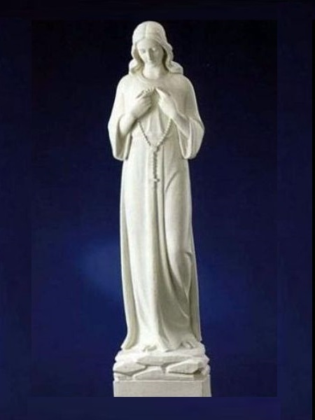 Blessed Virgin Mary Garden Marble Statue DSF-C56