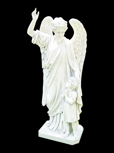 Garden Angel With Kid Stone Statue DSF-TT38