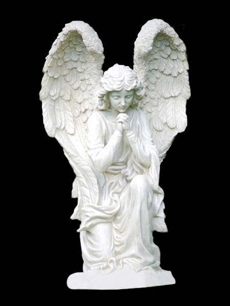 Kneeling Praying Angel Marble Statue DSF-TT39