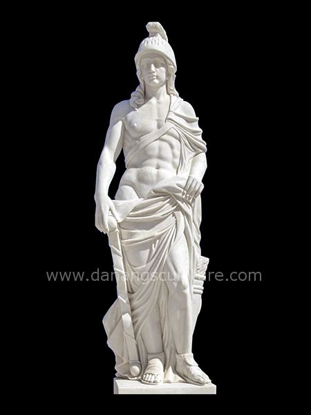 Greek antique warrior stone statue DSF-CD31