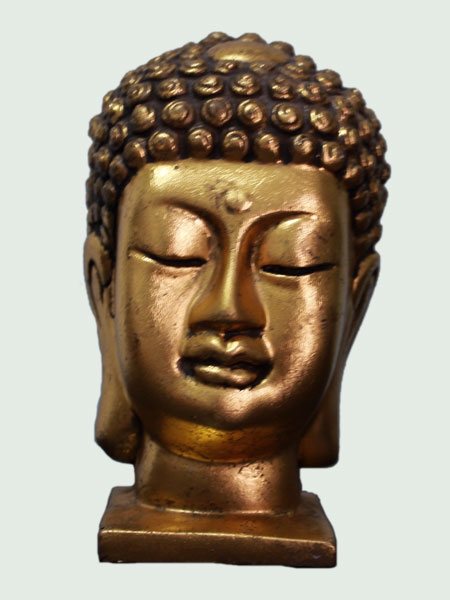Buddha bust resin statue