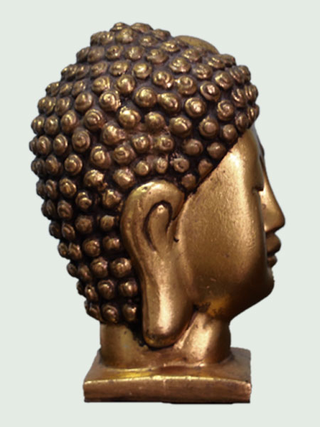 Buddha bust resin statue