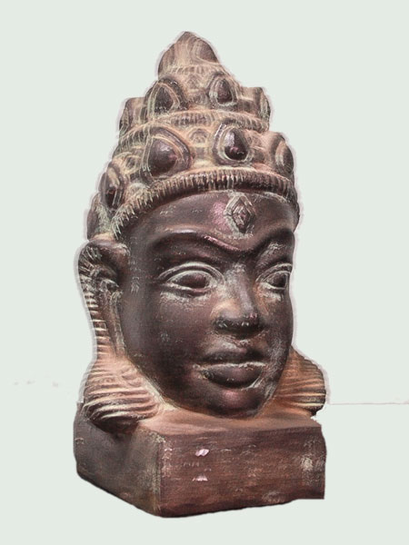 Tượng Đầu Thần Siva giả đồng