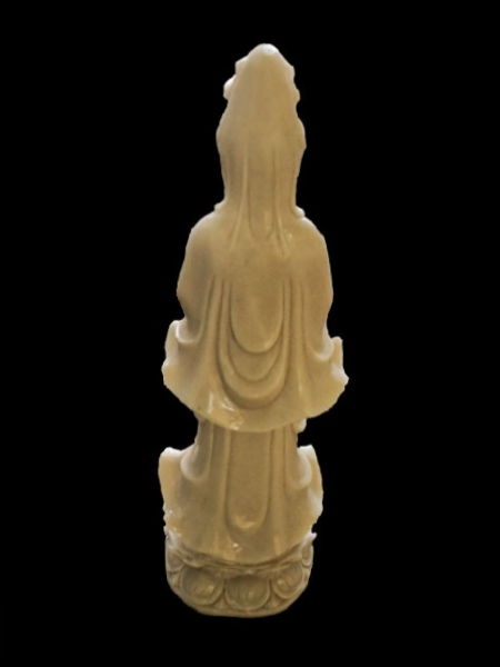 Standing Kuan Yin Buddha stone statue