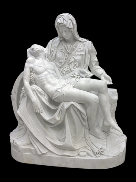 Pieta By Michelangelo Garden Stone Statue