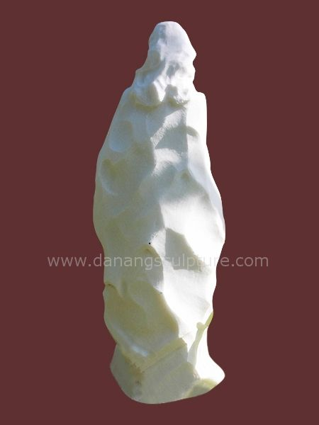 Lady on Ice Art Stone Statue