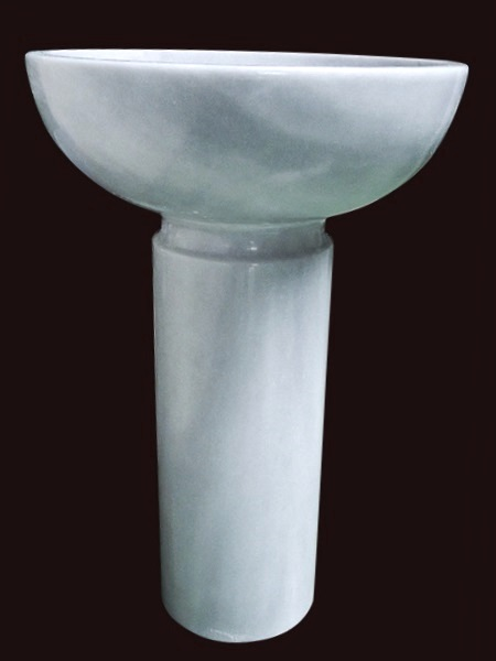 Pedestal marble basin