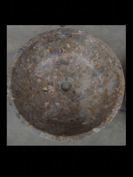 Marble round basin
