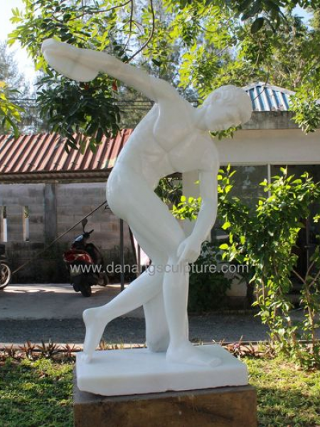 Famous Discus thrower statue