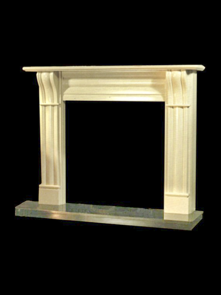 Marble Modern Fireplace Surround