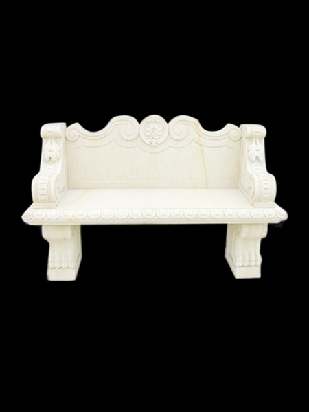 Classic Decorative Outdoor Stone Bench
