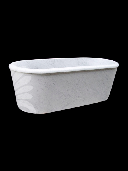 White Grey Marble Bathtub DSF-BT24