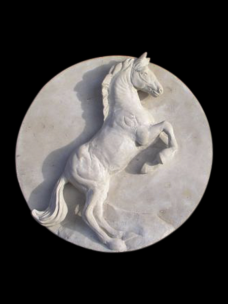 Horse Marble Relief