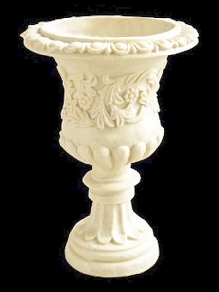 Yellow Marble Flower Pot