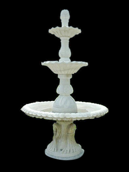 Three tier stone fountain DSF-DP03