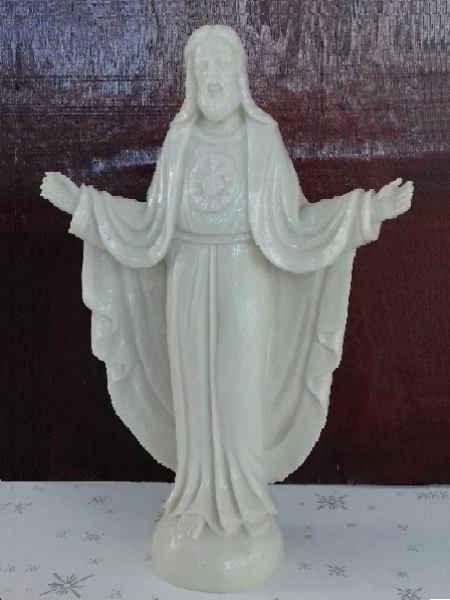 Jesus with Open Hands Resin Statue