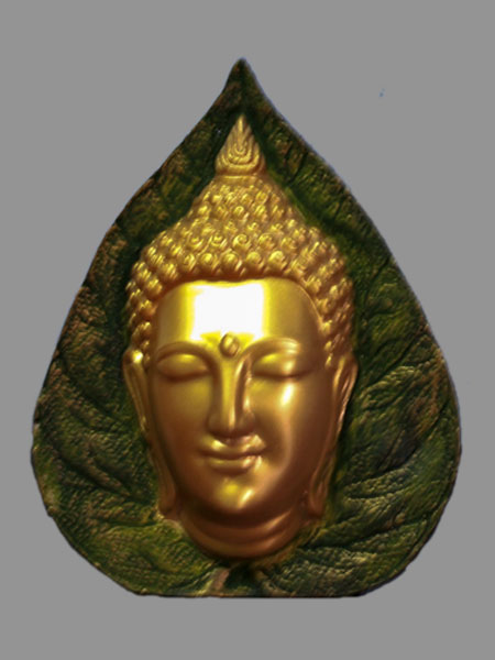 Shakyamuni Buddha Face Resin Relief