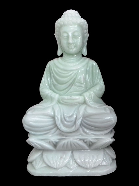 Small Sitting Shakyamuni Buddha Marble Statue