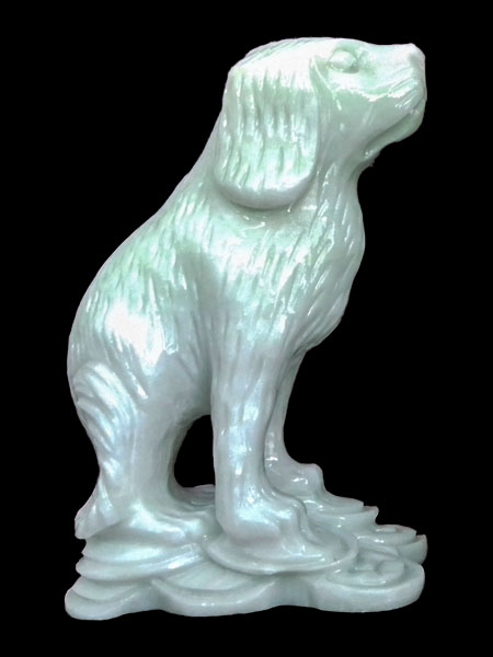 Eastern Zodiac Dog Marble Statue