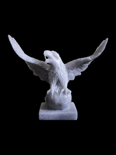 Eagle White Marble Statue