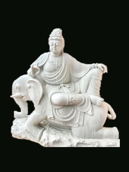 Boddhisattva of Universal Knowledge Buddha Stone Statue DSF-P16