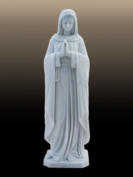 Praying Mary Mother of God Marble Statue DSF-C108