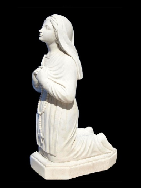 Kneeling Mary Marble Statue  DSF-C42
