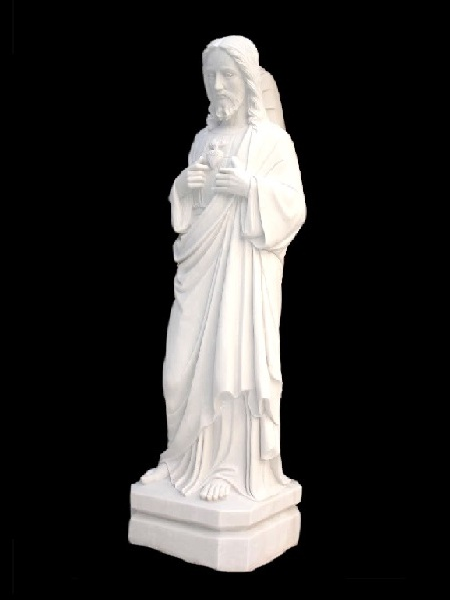 Sacred Heart of Jesus Outdoor Stone Statue DSF-C46