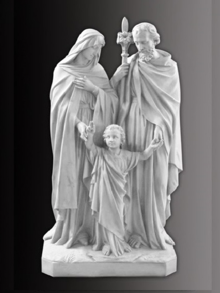 Holy Family Stone Statue DSF-C14