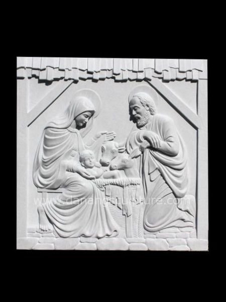 Nativity Joyful Mysteries Rosary Stone Relief DSF-C75