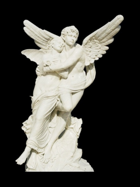 Love Angel Couple Garden Marble Statue DSF-TT14