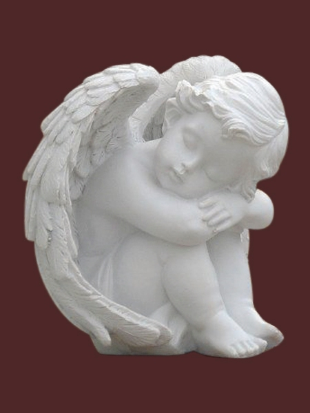Sleeping Baby Angel Indoor Stone Statue DSF-EB47