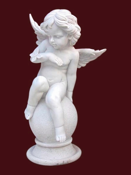 Baby Angel with Butterfly Stone Statue DSF-EB48