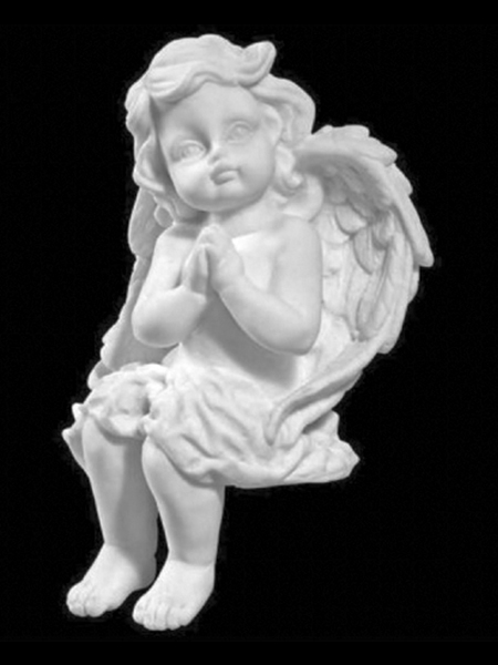 Praying Little Girl Angel Stone Statue DSF-EB49