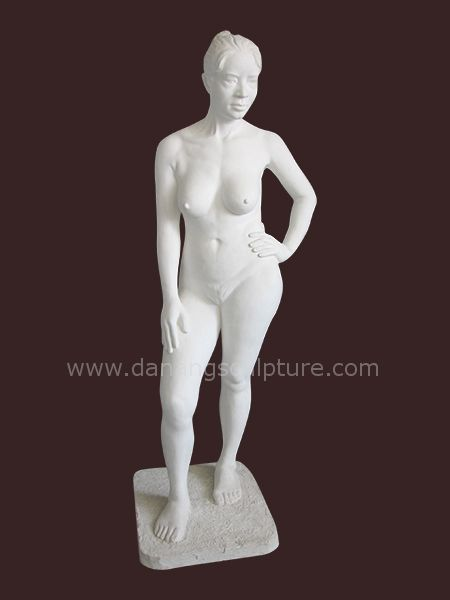 Nude Woman Art Stone Statue