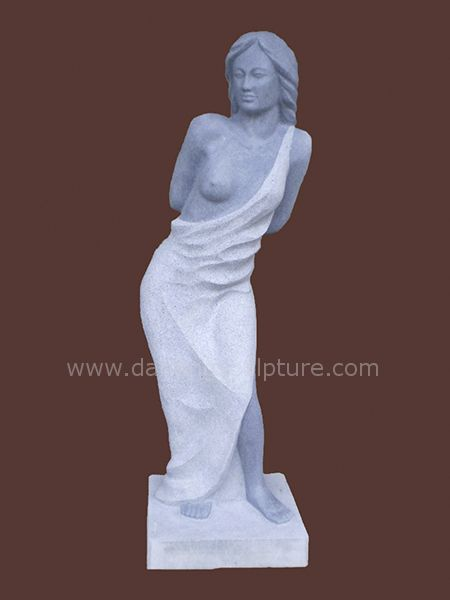 Nude Woman Art Granite Statue