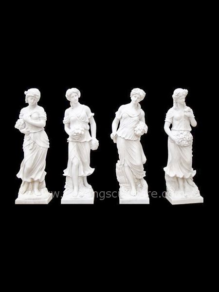 Four season girl famous ancient stone statue DSF-CD59