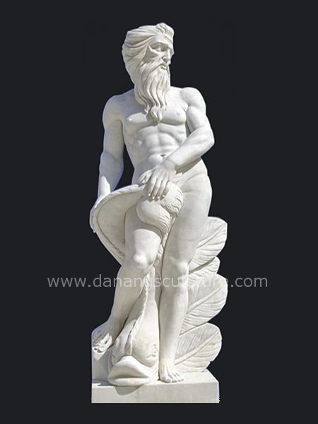 Poseidon Sea man stone statue DSF-CD46
