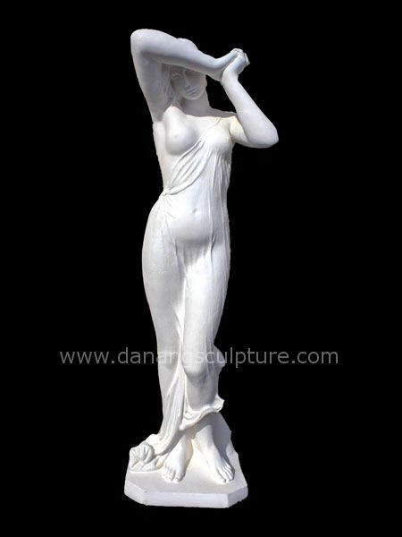 Phryne before the Judges stone statue DSF-CD44